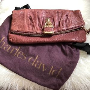Leather Charles David Clutch
